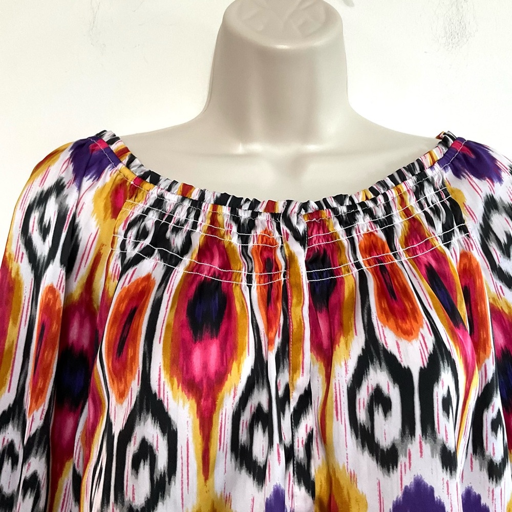 Chico's Multicolor Patterned Tunic Top - image 4